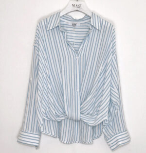 Blouse M&G 19856 Stripe Blue