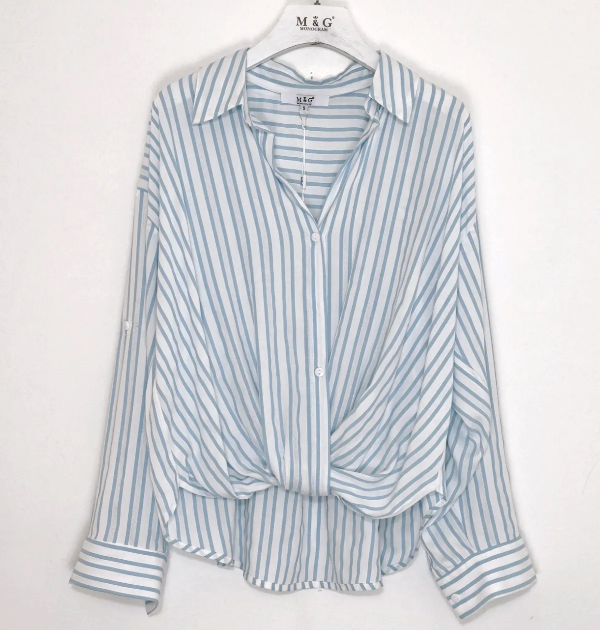 Blouse M&G 19856 Stripe Blue