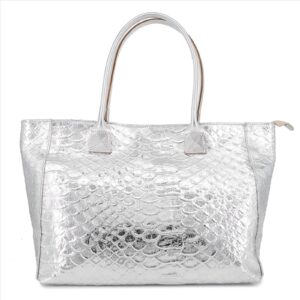Shopper Kampala Metallic Silver
